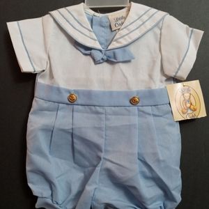 Baby sailor suit